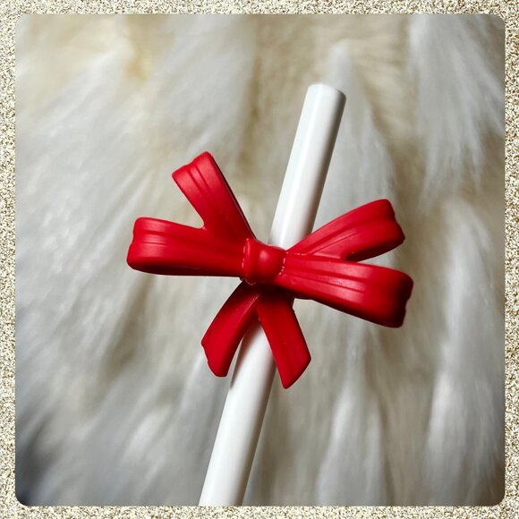 🎄🎀 NWT 2025 Starbucks Christmas/Holiday White SS 20oz Tumbler w/ Red Bow - Picture 4 of 6